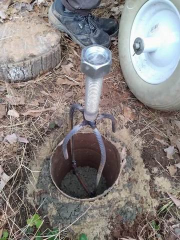 greenhouse foundation pour